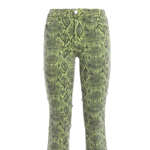 J Brand Selena Python Print Bootcut Jeans - Picture 2 of 3